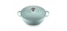 Ronde gietijzeren pan 4,1 L Blauw Sea Salt (26 cm)