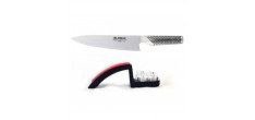 G2220 Set Couteau Chef 20 cm + Aiguiseur Minosharp 